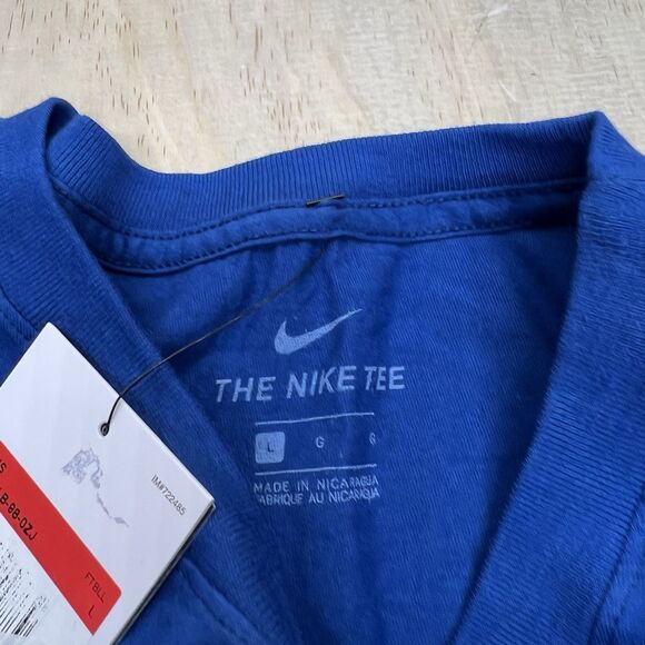 NEW Indianapolis Colts Nike Essential Local Phrase Cotton Shirt Blue LG - Picture 6 of 11